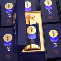 Cajas de paquete de botella de vino de Alcohol de lujo Impresión de logotipo personalizado Diseño antifalsificación integrado para licor de champán y whisky