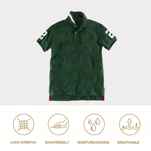 เสื้อเชิ้ตผู้ชายลายใหม่ ผ้าฝ้าย 100% ออกแบบลายพิมพ์ปักโลโก้ได้ตามสั่ง ป้องกันการยับ คอตั้ง สไตล์สมาร์ทแคชชวล - Product Image 3