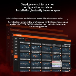 <span class=keywords><strong>Clavier</strong></span> de jeu et de bureau A68 mécanique USB Type-C filaire en alliage d'aluminium à axe magnétique RGB programmable étanche Delta - Product Image 5