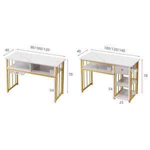 Table de Manucure Professionnelle à Cadre Métallique pour Salon de Beauté - Prix Usine - Product Image 6