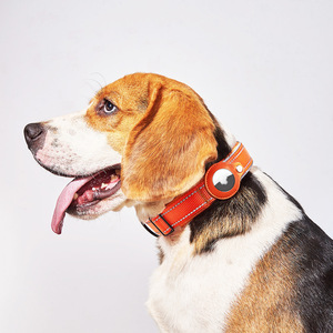 KingHon Wholesale Durable Gps Tracker Nylon Air Tag <b>Airtag</b> Dog Pet <b>Collars</b> for With <b>Airtag</b> Holder Adjustable Training <b>Collar</b> - Product Image 1