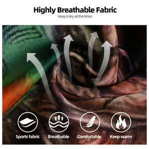 Wholesale 2019 fishing shirts sweat-absorbent quick-drying excellent sublimation print male sportswear design wholesale - Product Image 3