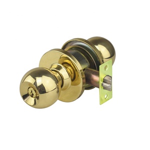Easy Install Indoor Room <strong>Lock</strong> Stainless Steel Handle Ball <strong>Knob</strong> <strong>Lock</strong> Cylindrical Round Door <strong>Knob</strong> <strong>Lock</strong> - Product Image 5