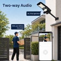 Lampadaire Solaire LED Tout-en-un 30W avec Caméra CCTV, Contrôle Intelligent de la Lumière, en ABS de Classe A – Meilleure Vente
