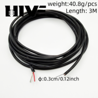 Câble de connexion pour micro de guitare électrique 2 conducteurs + fil de terre, câble audio pour guitare électrique, câble de blindage pour guitare