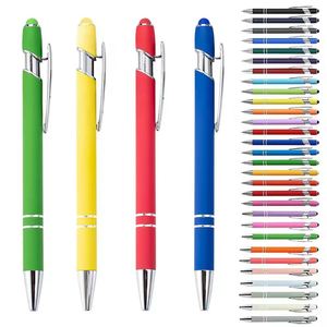 ปากกาลูกลื่นโลหะหรูหราแบบ 2 in 1 พร้อมหัวปากกาสไตลัส หลายสี ปรับแต่งได้ พิมพ์โลโก้ สำหรับสำนักงานและโรงเรียน - Product Image 1
