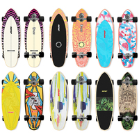 ZHOYA haute qualité pas cher 4 roues planches à roulettes Double direction professionnel personnalisé adolescents adultes Surf Skate Board personnalisé