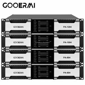 Amplificateur de puissance professionnel Gooermi <span class=keywords><strong>4</strong></span> <span class=keywords><strong>canaux</strong></span> <span class=keywords><strong>1000W</strong></span> 2U à montage en rack, amplificateur audio de classe D pour spectacles sur scène, sonorisation en direct, DJ, enceintes de club - Product Image 1