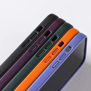 PU Leather trường hợp ban đầu cho Iphone 13 12 Pro Max mini với <span class=keywords><strong>Mag</strong></span> safing Magnetic Bìa trường hợp đối với iPhone 17 16 15 14 Pro Max Bìa - Product Image 4