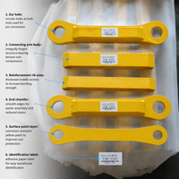 Lien latéral de godet d'excavatrice, vérin de liaison hydraulique, pièce de machinerie de construction robuste, qualité OEM, fournisseur en gros d'usine