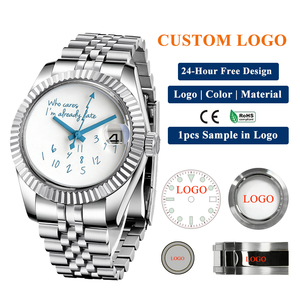 Reloj mecánico automático resistente al agua para hombre, reloj de pulsera de 36/39MM Who Cares I AM Already Late - Product Image 1