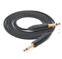 Hochwertiges Mono-Klinkenstecker-auf-Mono-Klinkenstecker-Kabel mit geringem Rauschen für Instrumente und Gitarren