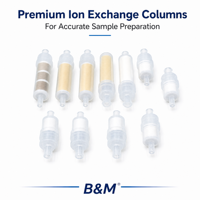 Colonne de préparation d'échantillons HPLC IC Guard Column 1/2.5cc PP SPE Cartridge Ag Ba H Na C18 RP Resin à faible teneur en résidus ioniques et haute pureté