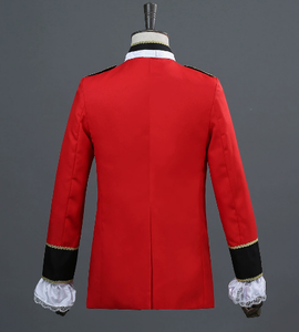 Costume Cosplay principe europa vestito uomo gotico vittoriano guardia reale Steampunk Costume vestito uniforme - Product Image 4