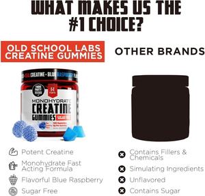 OEM/ODM Private Label Adult <b>Pre</b>-<b>workout</b> Creatine Monohydrate Gummies Candy Energy <b>Supplement</b> Sugar Free 60-count 2 Gummies Daily - Product Image 6