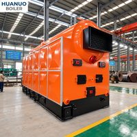 Huanuo DZL Boiler Uap Biomassa Horizontal Industri Otomatis Berbahan Bakar Batubara dengan Rangka Rantai Sirkulasi Alami Pipa Api & Air