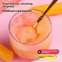 Bâton de gelée de crème glacée Popsicle fruité pour enfants boisson froide d'été glace pilée pour les collations en gros emballées dans des sacs