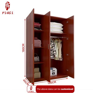 YG-72 Promozione di Fabbrica <span class=keywords><strong>Armadio</strong></span> a 3 <span class=keywords><strong>Ante</strong></span> <span class=keywords><strong>Scorrevoli</strong></span> in Legno Guardaroba per Camera da Letto Domestica - Product Image 5