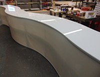 Plaque de surface solide Corian de Dupont (Corée) 6 mm 12 mm, planche personnalisable en pierre artificielle pour comptoir