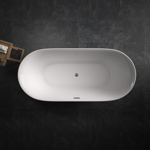 <span class=keywords><strong>Baignoire</strong></span> autoportante rectangulaire en <span class=keywords><strong>acrylique</strong></span> <span class=keywords><strong>de</strong></span> 67 "avec égouttoir Bain à remous économique pour hôtel <span class=keywords><strong>ou</strong></span> salle <span class=keywords><strong>de</strong></span> bain - Product Image 4