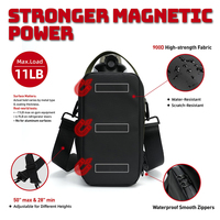 Porte-bouteille 40-50 oz pour l'entraînement en extérieur, sac de transport magnétique pour bouteille d'eau, sac de sport avec boucle pour serviette