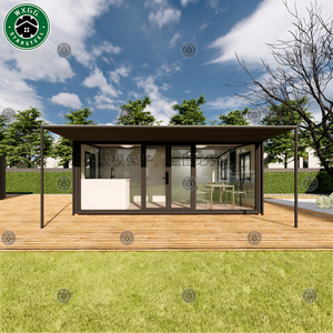 Villa préfabriquée en panneaux sandwich démontables, 2-3 chambres, maison mobile extensible en conteneur, construction rapide - Product Image 3