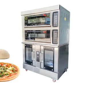 Bakkerijapparatuur Professionele Broodbakmachine Gas/Elektrische Oven Commerciële Convectieoven Pizzaoven