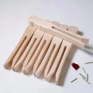 Round and Flat Shape Wooden Clothes Peg/Clip For DIY Craft Sticks/Wooden Craft Decorated Doll Peg