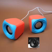 Pasokan Pabrik Mini USB 2.0 Komputer Speaker Berkabel PC Speaker Ponsel Pintar