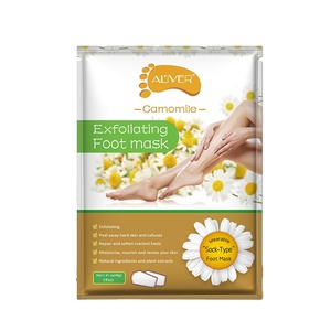 Calcetines nutritivos para el cuidado de los pies, mascarilla de lámina de manzanilla Natural, orgánica, exfoliante - Product Image 5