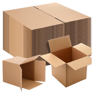 Thùng carton sóng lớn, tái chế được, đóng gói hàng loạt, hình vuông, có rãnh, cứng cáp, dùng để vận chuyển hàng hóa, đóng gói gửi thư - Product Image 1