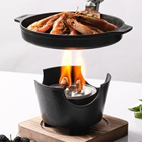 Mini poêles à alcool japonais sans fumée, Portable Teppanyaki Table de Table Hibachi Yakitori Barbecue ensemble de grilles