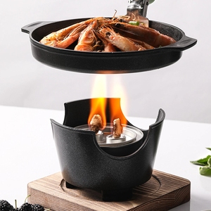 <span class=keywords><strong>Mini</strong></span> poêles à alcool <span class=keywords><strong>japonais</strong></span> sans fumée, Portable Teppanyaki Table de Table Hibachi Yakitori <span class=keywords><strong>Barbecue</strong></span> ensemble de grilles - Product Image 6