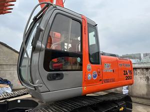 Mini pelle originale Hitachi ZX200 d'occasion 300 heures de travail 20 tonnes de fonctionnement ISUZU Kawasaki pompe à engrenages à roulement de moteur - Product Image 3