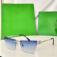 Lunettes de soleil de luxe à monture carrée intégrale avec verres dégradés orange pour hommes et femmes, en métal et nylon doré, haute protection UV