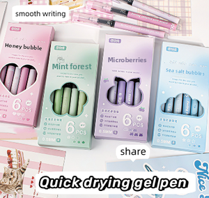 Gel Pen Set <strong>Wholesale</strong> 60pcs Morandi Color Quick-Drying 0.5mm Cute <strong>Pastel</strong> Student Pens for School <strong>Office</strong> Writing Pens Supplies - Product Image 1
