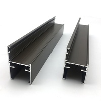 Profils de fenêtres en aluminium léger haute résistance pour systèmes de cloisons de bureaux, usage résidentiel et commercial