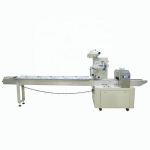 Fournisseurs de machines d'emballage automatiques à flux servo de type oreiller pour biscuits/crêpes/bonbons/chocolats de Foshan - Product Image 1