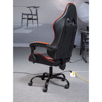 Prix pas cher Personnalisé Chine Noir Rouge Cadre En Bois En Cuir PU Bureau Adulte Ergonomique Racing Ordinateur PC Gamer Chaise De Jeu À Vendre