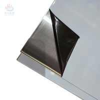 Lámina de Acero Inoxidable Espejo Delgada de Alta Calidad, Laminada en Frío, de 0.2mm-4mm para Construcción