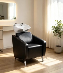 Modern Hair Therapy Shampoo Chair Massage Portable Shampoo Basin Spa Headspa Chair Bed <b>Table</b> for Home Salon Use - Product Image 3