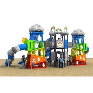 Outdoor Iron Mountain Forge Commercial Playground Equipment For Children