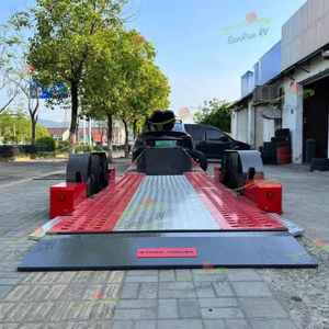Remorque de <span class=keywords><strong>transport</strong></span> pour motocyclettes Remorque élévatrice hydraulique ATV UTV Transporter Remorque pour véhicule utilitaire désert hors route - Product Image 2