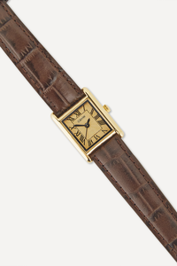 Reloj de Pulsera Clásico Cuadrado GBHW, Reloj de Cuarzo de Lujo Dorado y Marrón, Elegante Reloj Analógico para Mujer con Correa de Cuero - Product Image 5