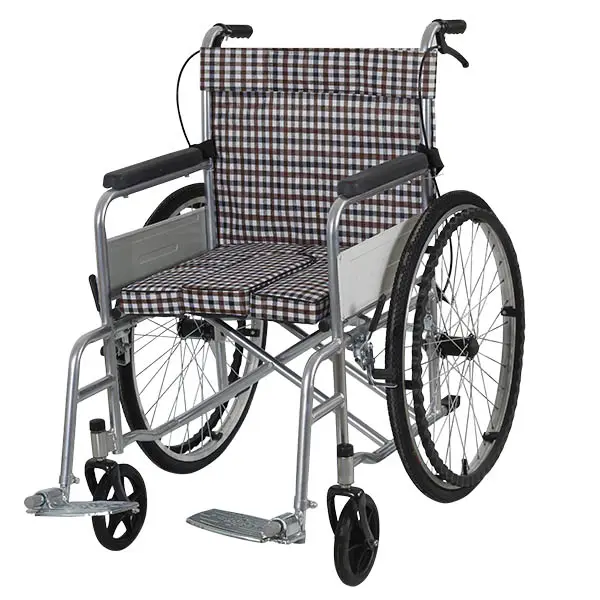 Fauteuil roulant en alliage d'aluminium de vente chaude pour les voyages handicapés Prix bon marché médical léger de haute qualité