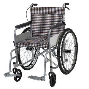 Kursi roda paduan aluminium penjualan laris untuk perjalanan penyandang cacat Harga medis murah kualitas tinggi - Product Image 1