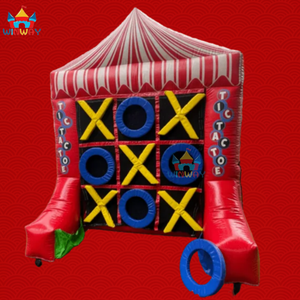 لعبة حفلات عملاقة 2 في 1 قابلة للنفخ، لعبة كرنفال خمسة في صف واحد، لعبة تيك تاك تو قابلة للنفخ للأطفال والكبار - Product Image 6