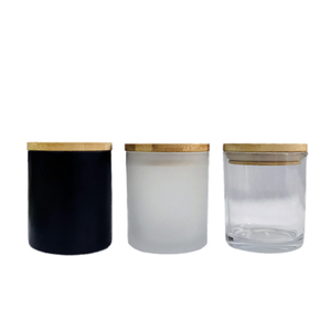 candle jars with box and lid frosted black and white glass candle jar 8oz candle jar with lids