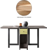 Klappbares Esstisch- und Stuhl-Set Moderner Minimalistischer Esstisch für den Heimgebrauch Kleine Wohnung