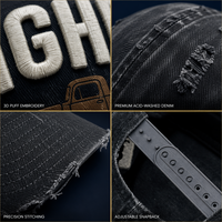 Gorras de Béisbol Personalizadas de 6 Paneles, Estilo Vintage, Desgastadas, Bordadas, Deportivas, con Diseño Argyle, Cierre a Presión, con Logotipo Personalizado